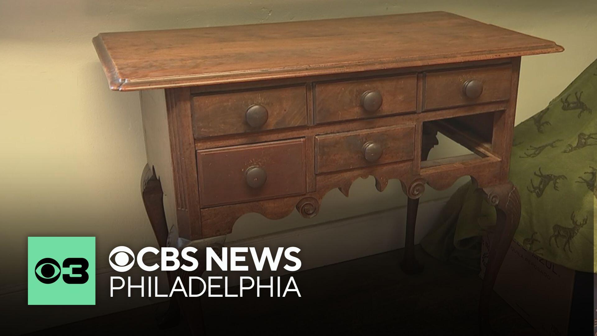Descendant of Betsy Ross donates sewing table to her house in Philly