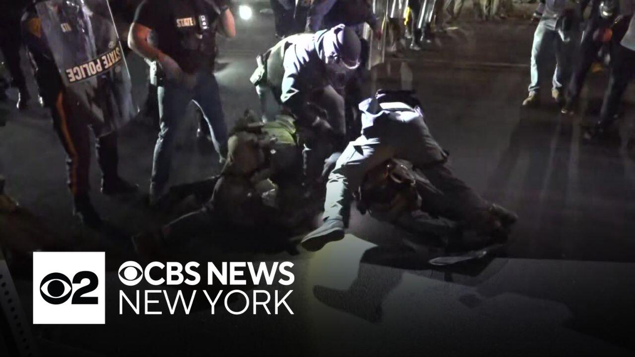 Protesters, N.J. State Police clash near Delaney Hall, despite curfew