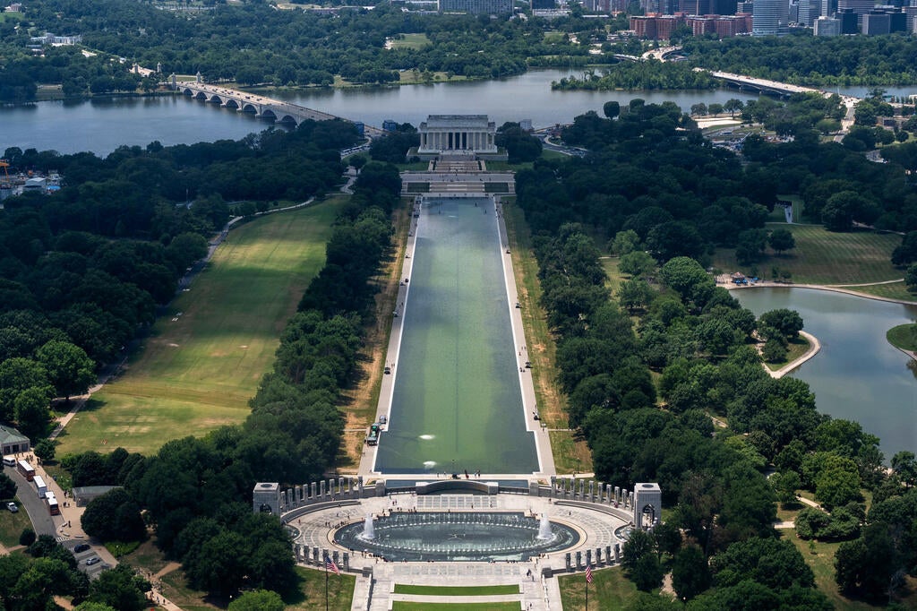 Piscina refletora do Lincoln Memorial