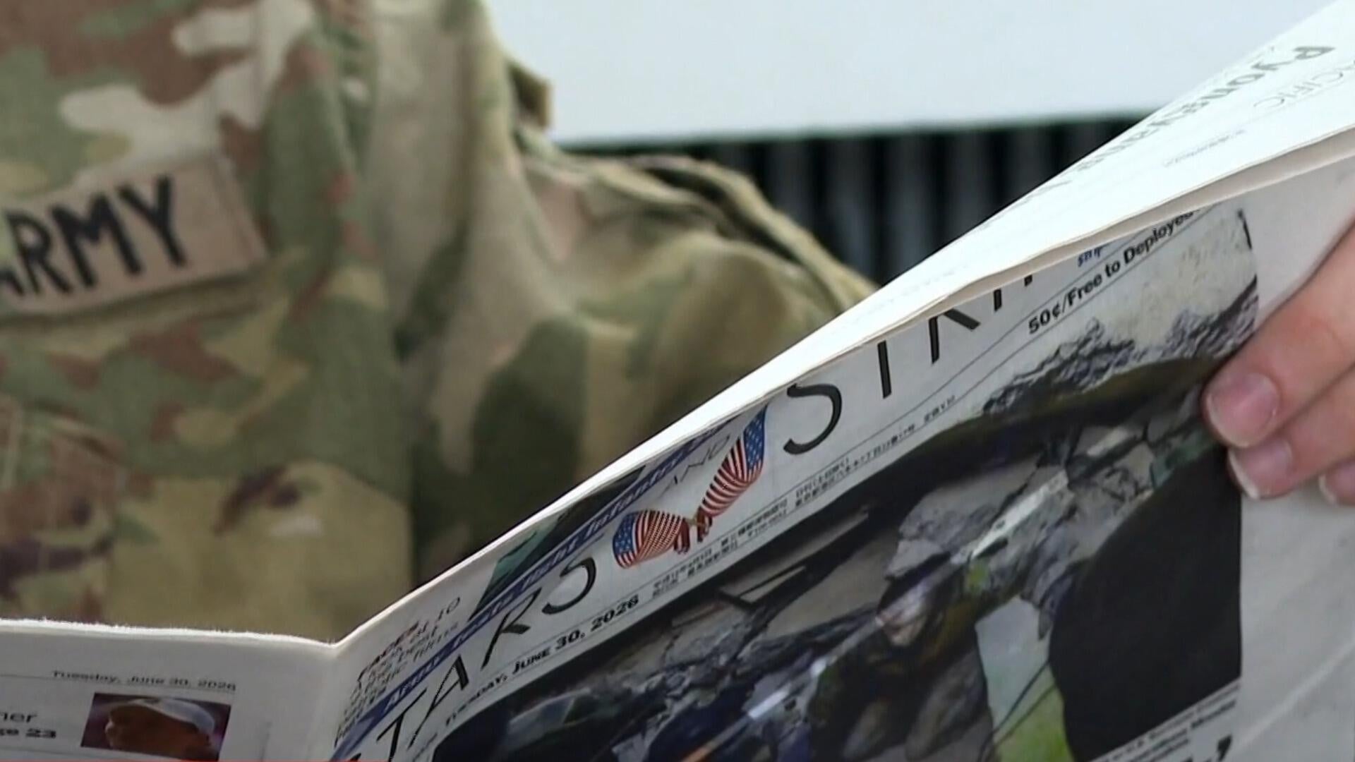 Pentagon moves to fire publisher and editor of Stars and Stripes