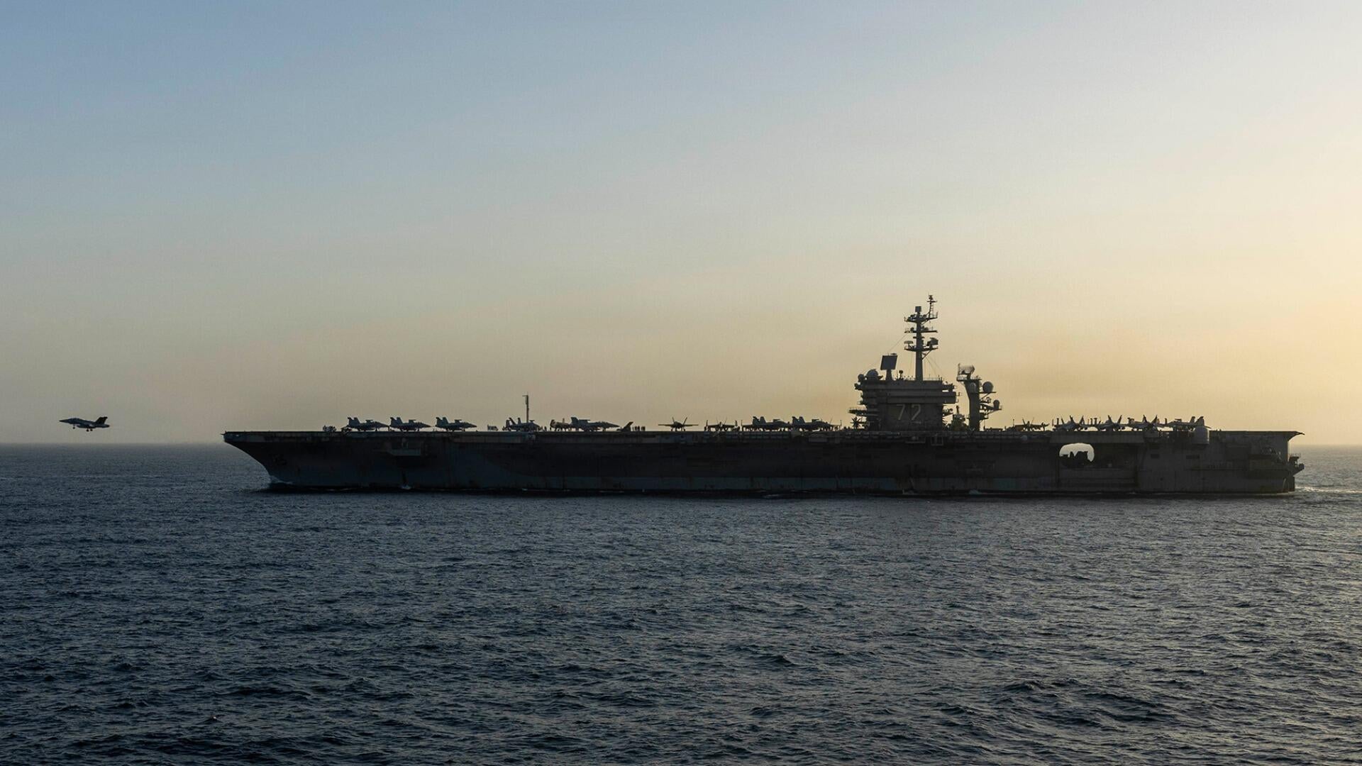 USS Abraham Lincoln leaving Middle East after 9-month deployment