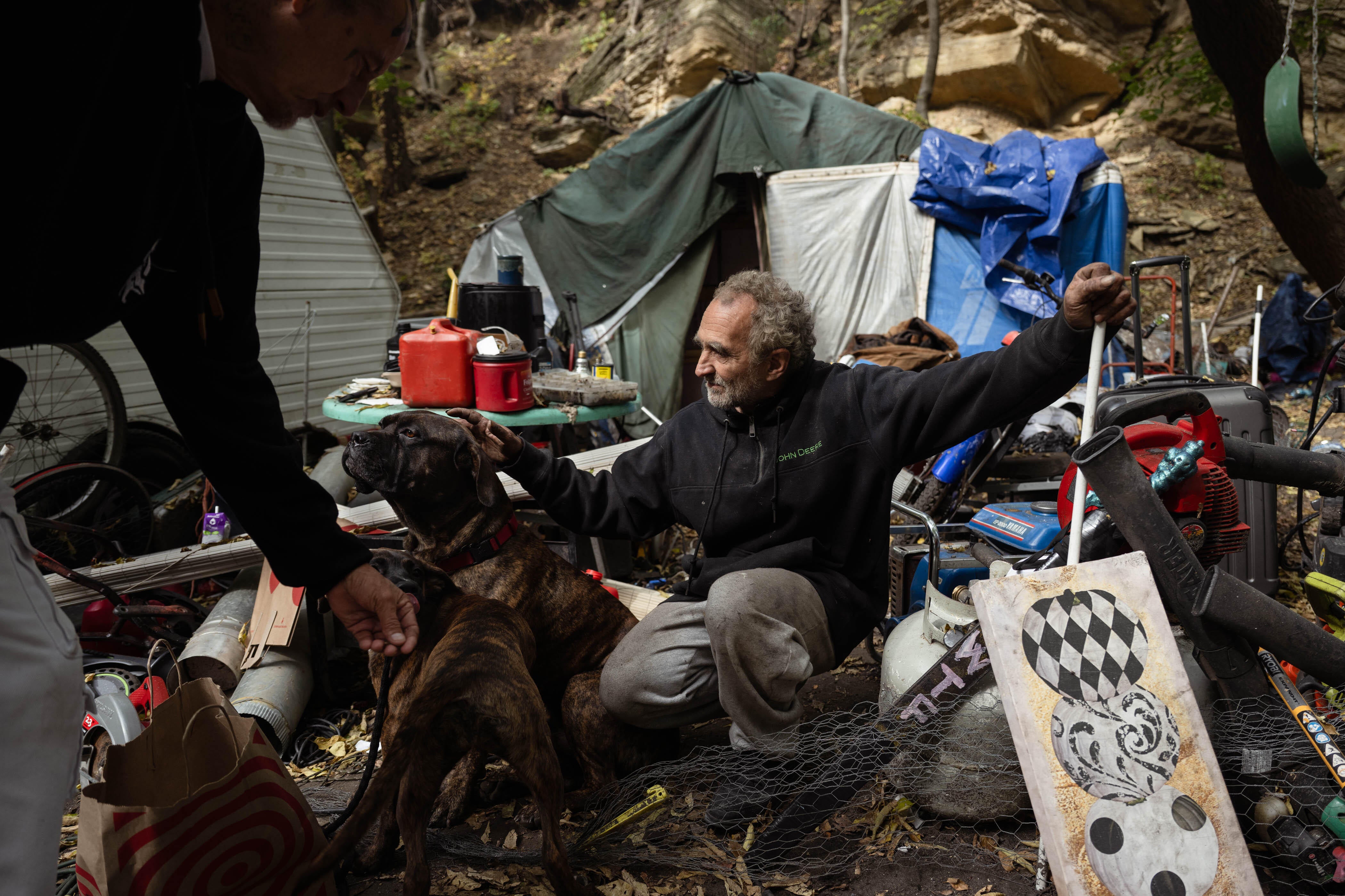 Homeless Camp Tainted Soil