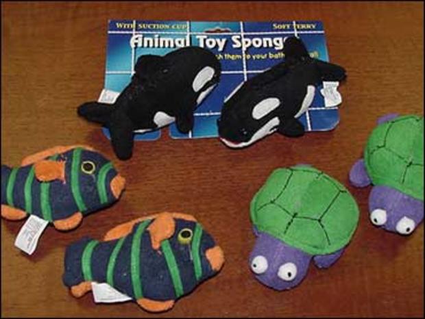 Animal Toy Sponges 