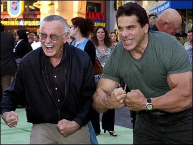 Stan Lee and The Hulk 