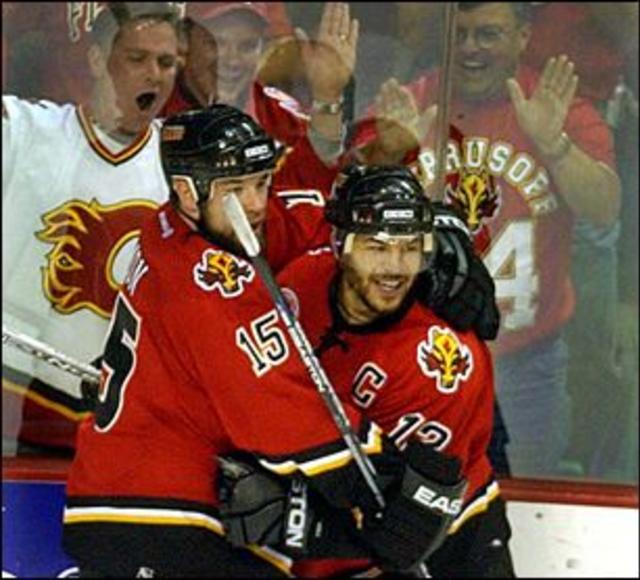 Vincent Lecavalier vs Jarome Iginla during the 2004 Stanley Cup Final: I'd  say it was a draw, said Iginla about th…