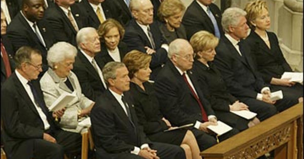 gorbachev at reagans funeral