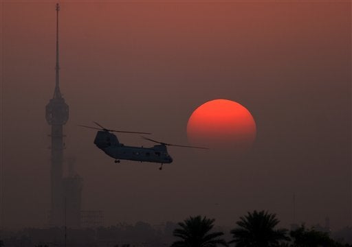 Sun Sets Above The Green Zone 