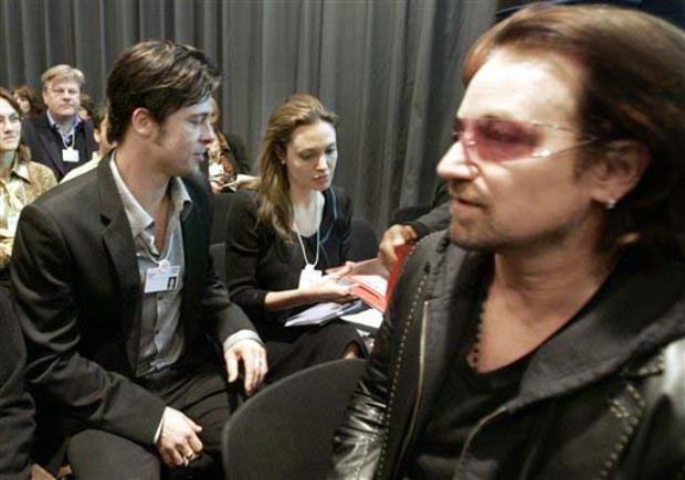 Pitt and Jolie on World Stage 