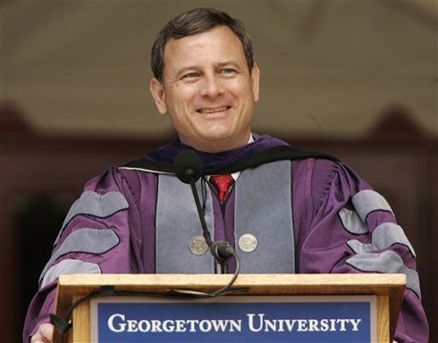 Chief Justice John Roberts<br>Georgetown U. 