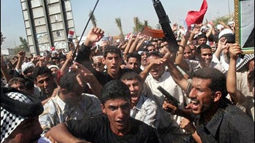 supporters of radical Shiite cleric Muqtada al-Sadr 