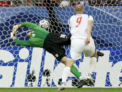 Czech Republic's Jan Koller 