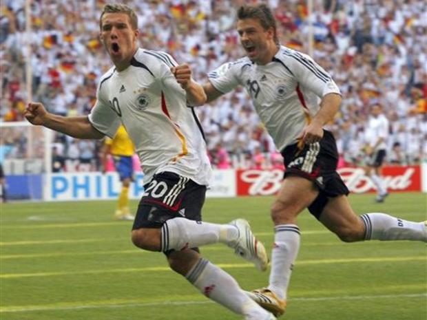 Germany's Lukas Podolski 