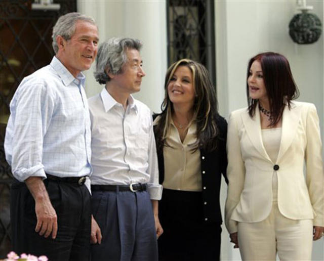 Japanese president and 2025 bush in graceland