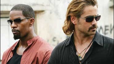 Jamie Foxx and Colin Farrell in Miami Vice 