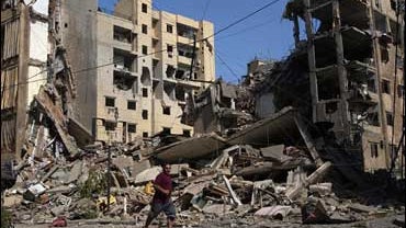 Beirut resident runs for cover 