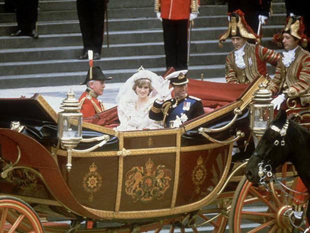 Prince of Wales, and Princess Diana 