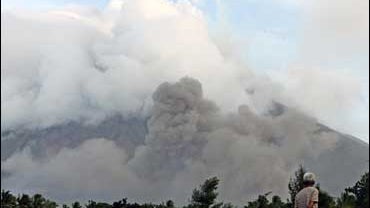 Volcano In Philippines Spews Ash 