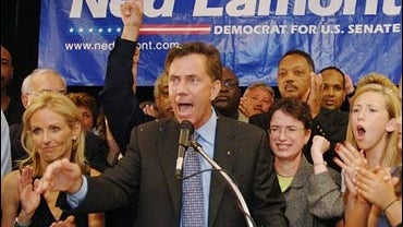 Ned Lamont, Ct. Primary victory speech, Meriden, Ct., 8-8-06 