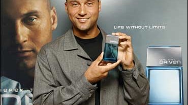 derek jeter, avon perfume 