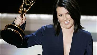 Megan Mullally accepts Emmy for supporting actress in comedy 