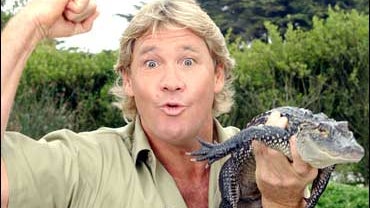 Steve Irwin in 2002. 