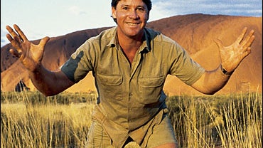 Australian international media personality and environmentalist Steve Irwin 