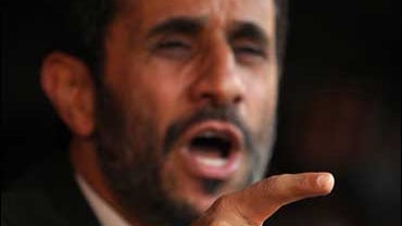 file shot of Ahmadinejad 