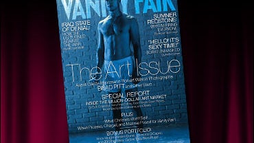 Brad Pitt poses in his boxer shorts 