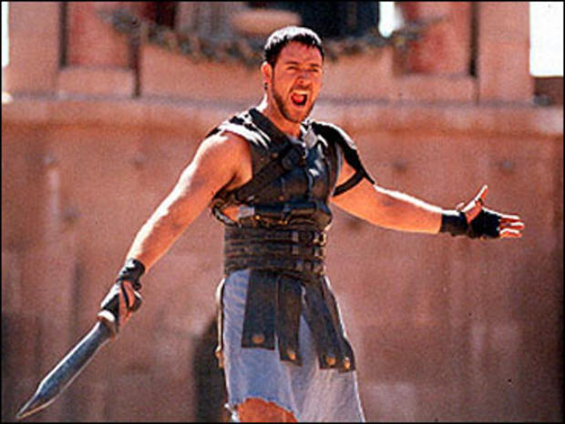 Once a great Roman General, Maximus (Russell Crowe) 
