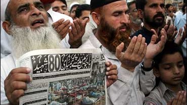 Pakistan, air strike, protest, Karachi, madrassa, Bajur 