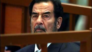 saddam in court 