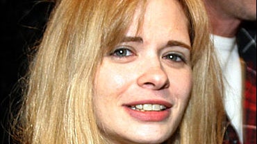 Writer and director Adrienne Shelly attends a reading of "Waitress" presented by the Womens Expressive Theater (WET) company, at the 13th Street Theater 