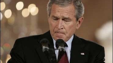 president george w. bush, press conference, house 