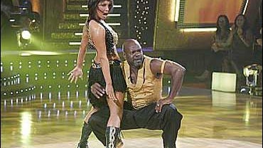 Cheryl Burke and Emmitt Smith 