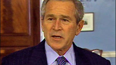 US President George W. Bush 
