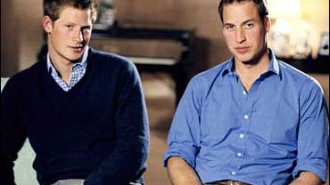 Princes Harry and William 