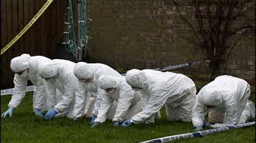 forensic search at Stephens house 