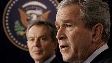 Bush with Blair 