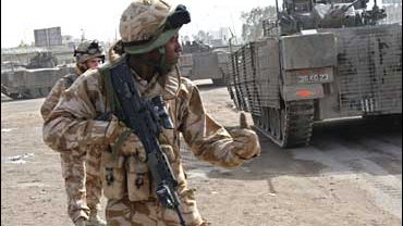Iraq, Basra, U.K. soldiers, British, roadside bomb 