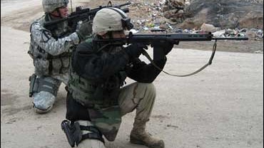 US troops in Baqouba 