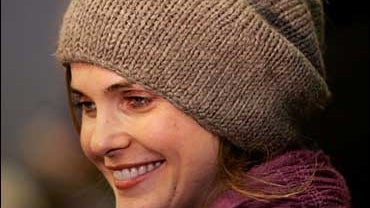 Actress Keri Russell talks to the media during arrivals for the screening of "Waitress" at the Sundance Film Festival in Park City, Utah, on Jan. 21, 2007. 