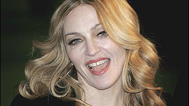 Madonna arrives at the Arthur And The Invisibles premier 