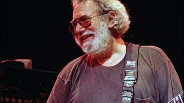 Jarry Garcia playing guitar 