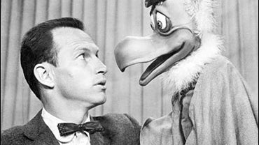 Walker Edmiston and his puppet Ravenswood the Buzzard are seen in this 1959 photo. 