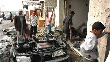 car bomb, Mahmoudiyah, Iraq 
