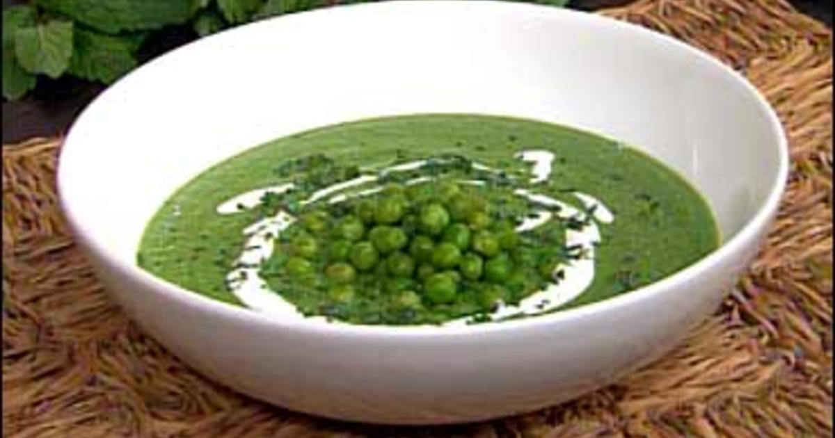 Spring Pea & Basil Soup
