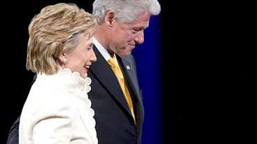 Sen. Hillary Rodham Clinton, President Bill Clinton, March 18, 2007 