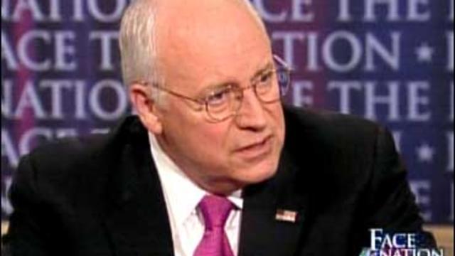 Dick Cheney Appears On Face The Nation 