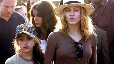 Madonna and her daughter Lourdes 