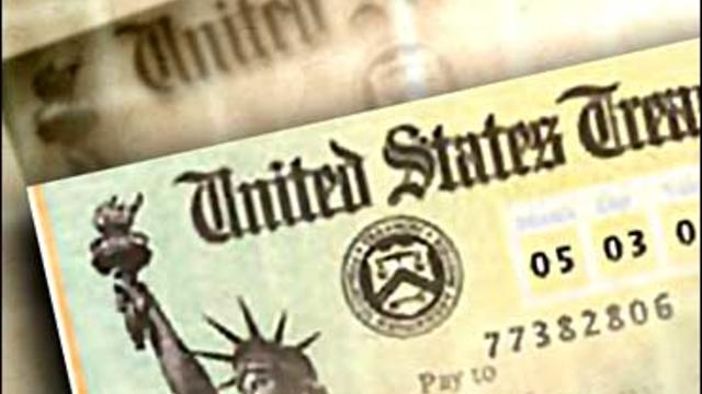 tax refund check, US treasury 